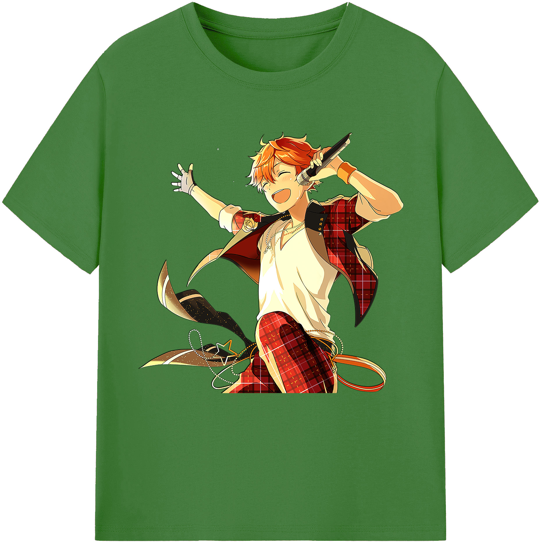 （画像用） あんさんぶるスターズ! Ensemble Stars レディースカジュアルプリントTシャツ（綿100％）